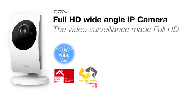 かんたんネット接続 HDネットワークカメラ IC722W