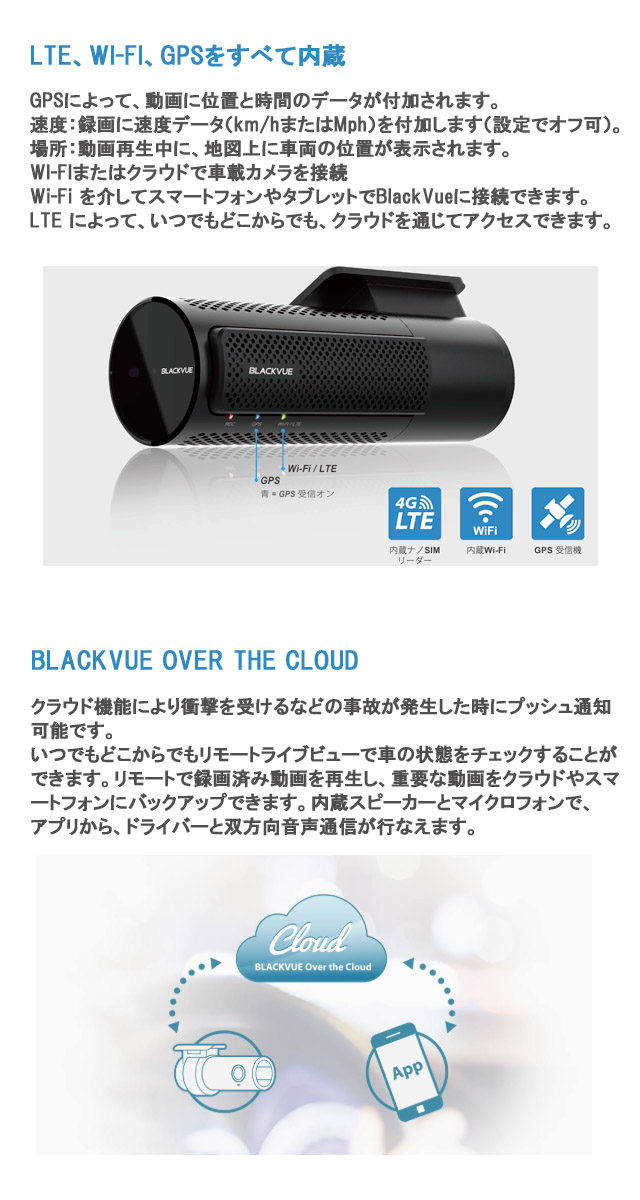 4G/LTE, DR750-2CH LTE, BLACKVUE