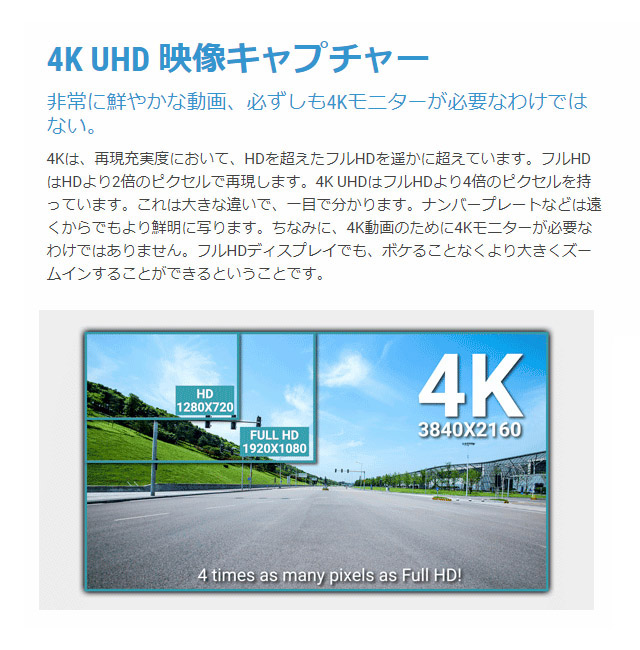 タクシー用ドライブレコーダ, 4K2カメラドライブレコーダ